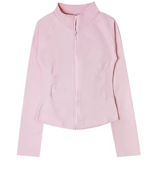 Women's sports jacket with zipper