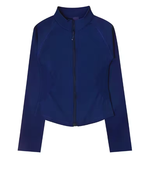 Women's sports jacket with zipper