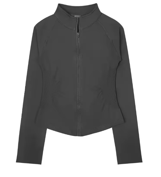 Women's sports jacket with zipper
