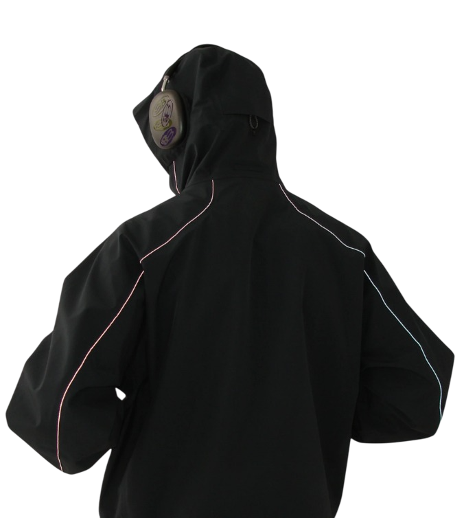 Waterproof, breathable and heat-sealed hardshell jacket
