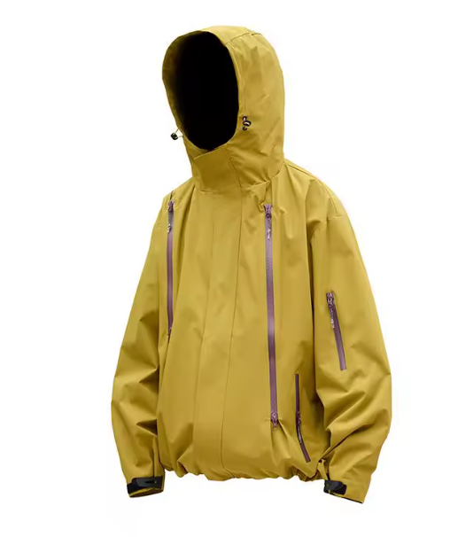 Autumn/winter jacket with zippers