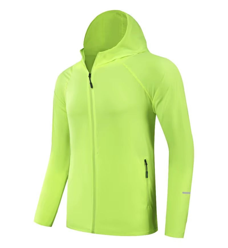 Windproof jacket for running