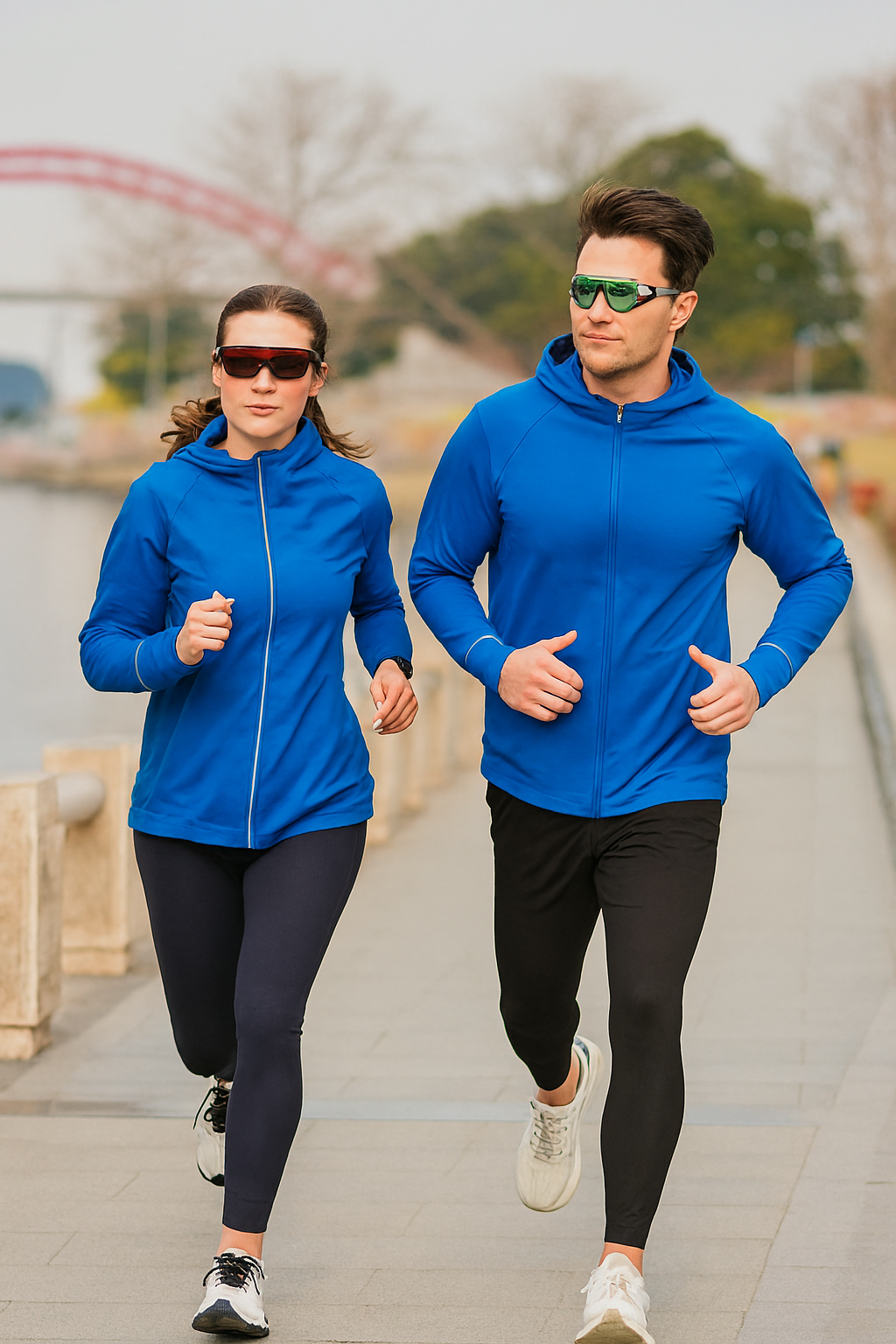 Windproof jacket for running